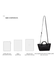Buy 여성 CKJ 울트라라이트 러버라이즈드 롱데이 쇼퍼백 in color BLACK