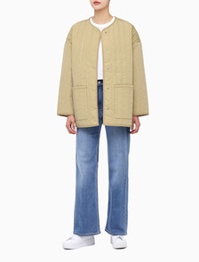 Buy 여성 퀼팅 라이너 자켓 in color TRAVERTINE