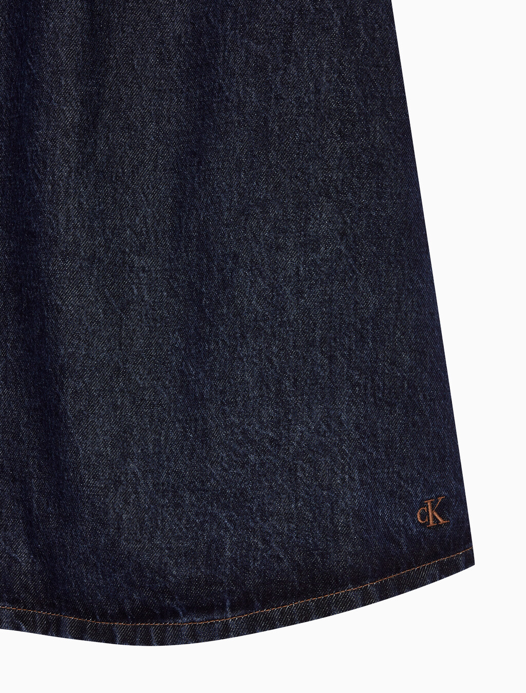 Buy 여성 팝오버 데님 드레스 in color DARK CK BLUE