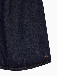 Buy 여성 팝오버 데님 드레스 in color DARK CK BLUE