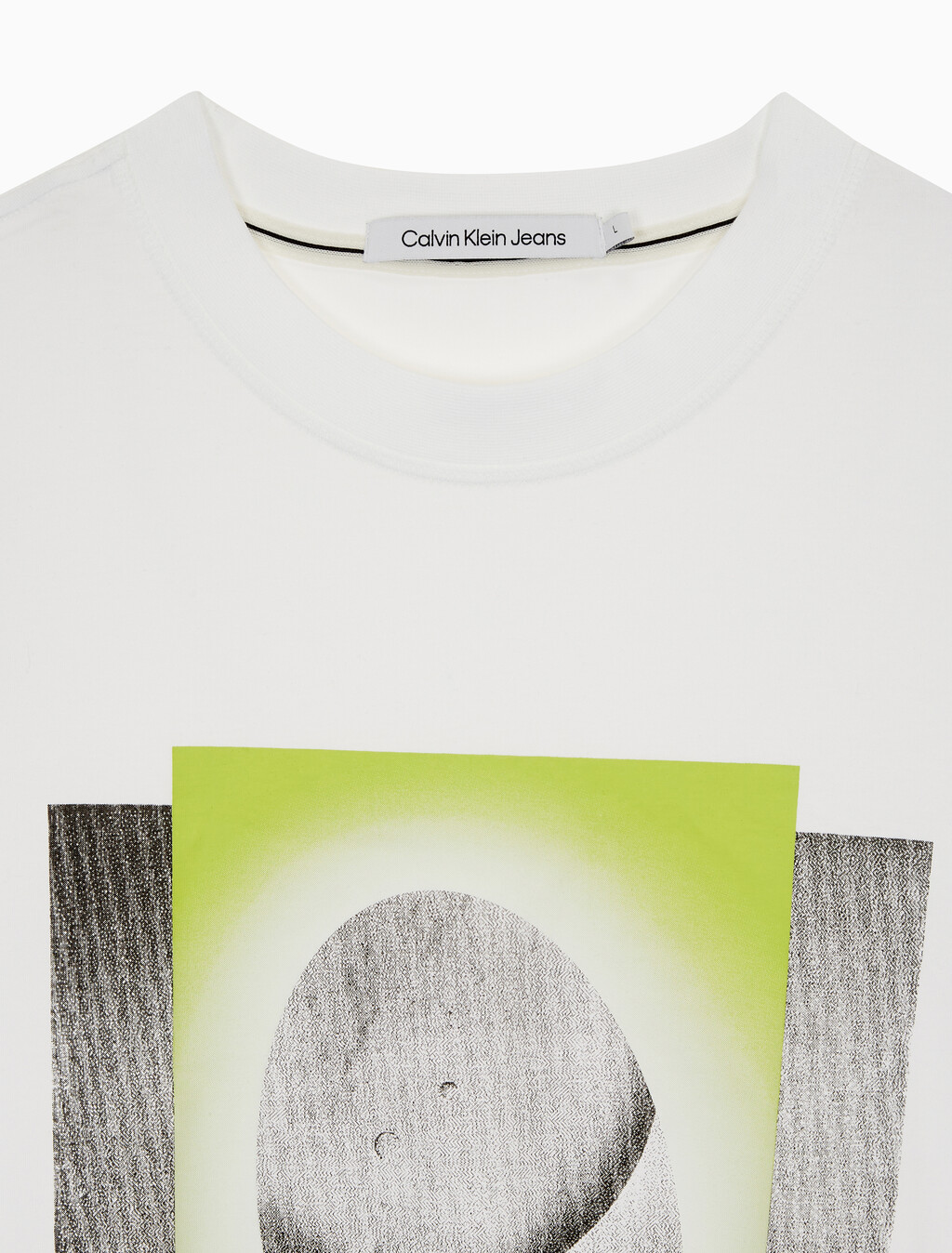 Buy 남성 메타 포토프린트 반팔 티셔츠 in color BRIGHT WHITE