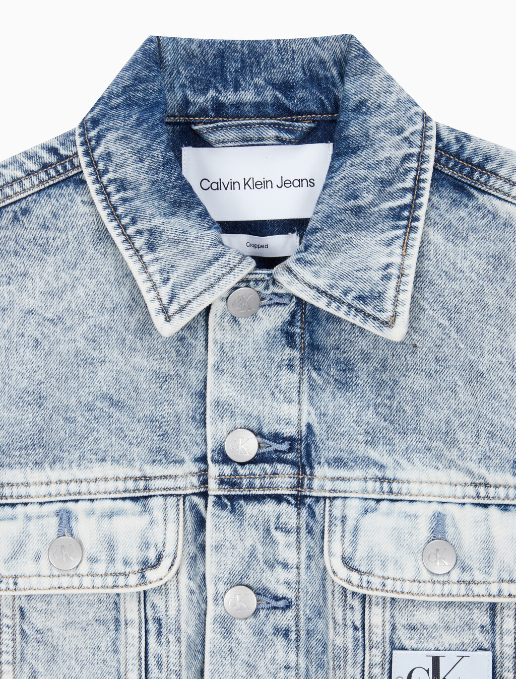 Buy 여성 익스트림 90's 크롭 데님 재킷 in color CHALKY BLUE