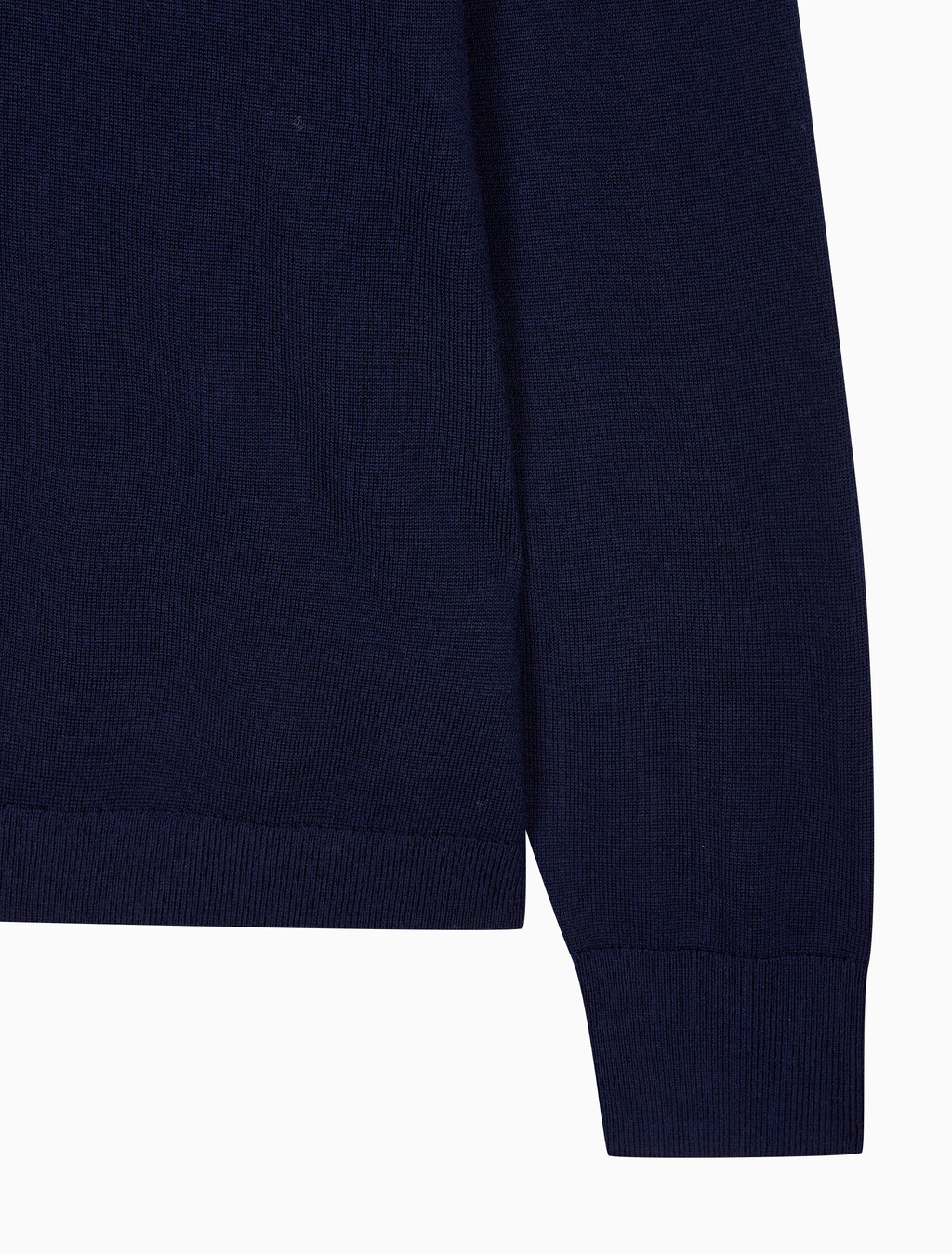 Buy 남성 메리노 울 크루넥 스웨터 in color DARK SAPPHIRE