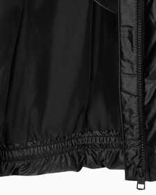 Buy 여성 글로시 디터쳐블 크롭 다운 푸퍼 in color CK BLACK