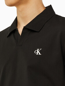 Buy 남성 릴렉스핏 피케 폴로 반팔 티셔츠 in color CK BLACK