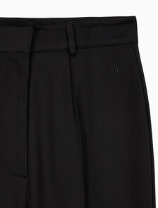 Buy 여성 하이라이즈 플레어 밀라노 팬츠 in color CK BLACK