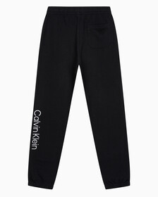 Buy 남성 스탠다드 로고 테리 조거팬츠 in color BLACK BEAUTY