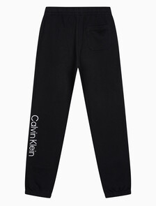 Buy 남성 스탠다드 로고 테리 조거팬츠 in color BLACK BEAUTY