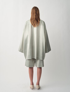 Buy MICA WOMENS SATIN SHORTS in color BARELY BLUE