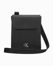 Buy 남성 CKJ 모노 하드웨어 폰 크로스바디 in color BLACK