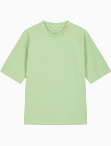 Buy 여성 쿨링 저지 릴렉스핏 반팔 티셔츠 in color NILE GREEN