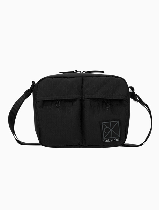 남성 유틸리티 엠블럼 카메라 백