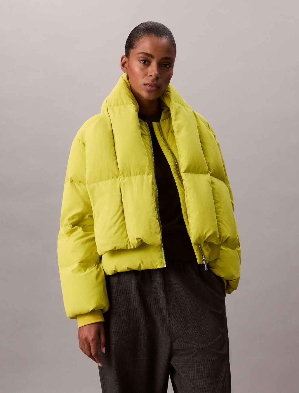 Buy 여성 스카프 숏 다움 in color yellow