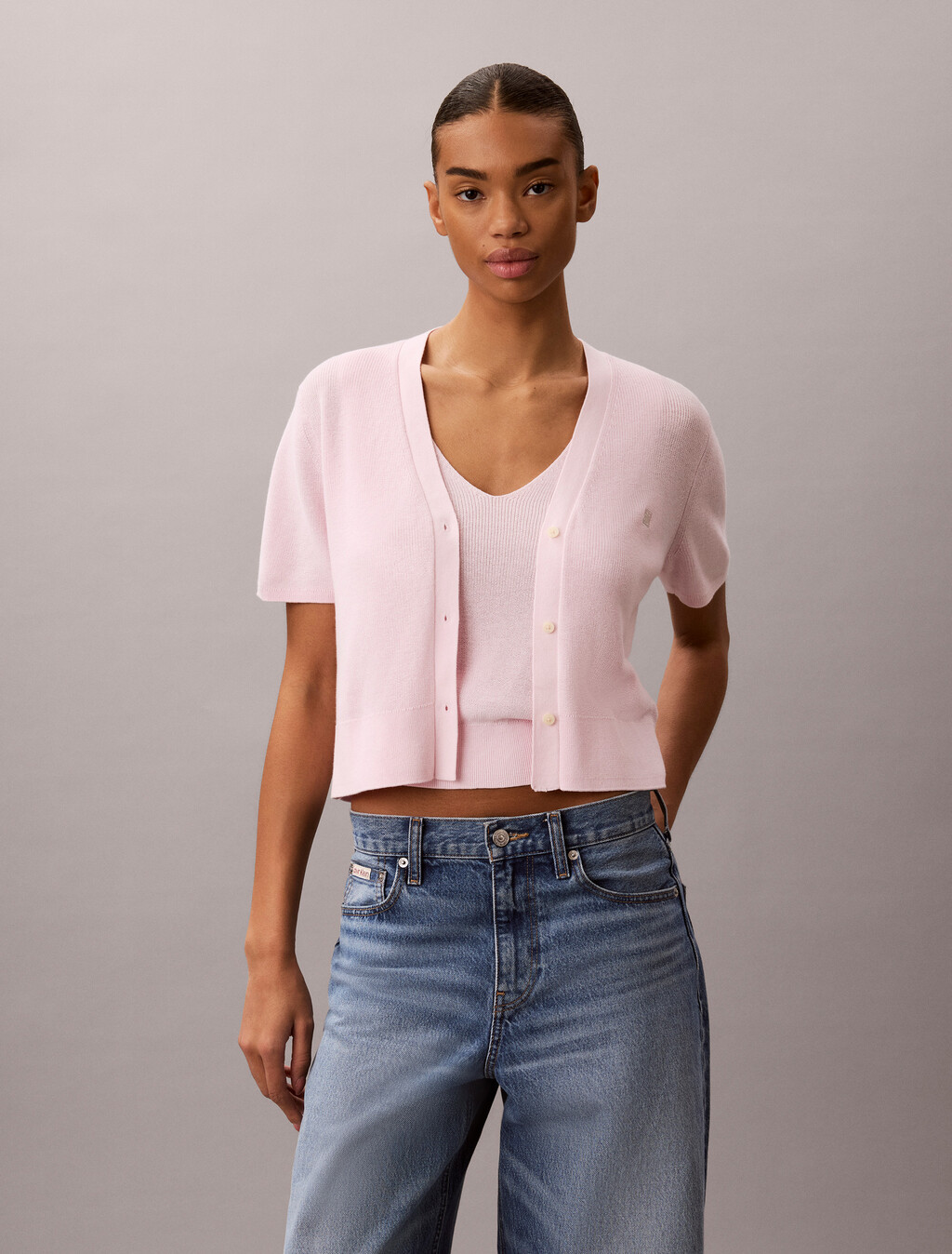 Buy 여성 코튼 트윈세트 in color Pink