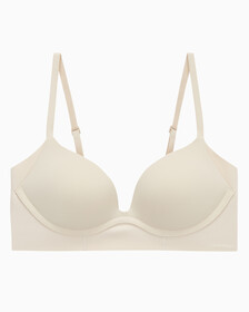 Buy 여성 인비저블 AF 푸쉬업 플런지 브라 in color CLASSIC BEIGE