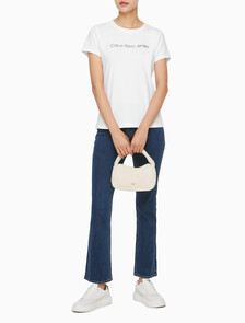 Buy 여성 CKJ 블락 쉐르파 미니백 in color IVORY