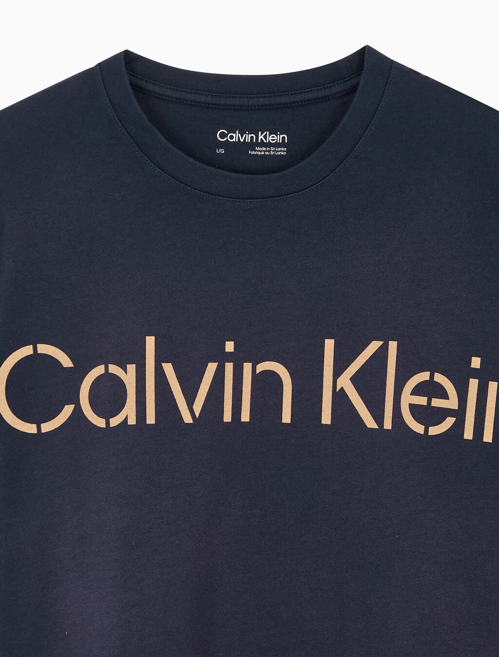 Buy 남성 소프트 페이디드 로고 크루넥 반팔 티셔츠 in color DARK SAPPHIRE