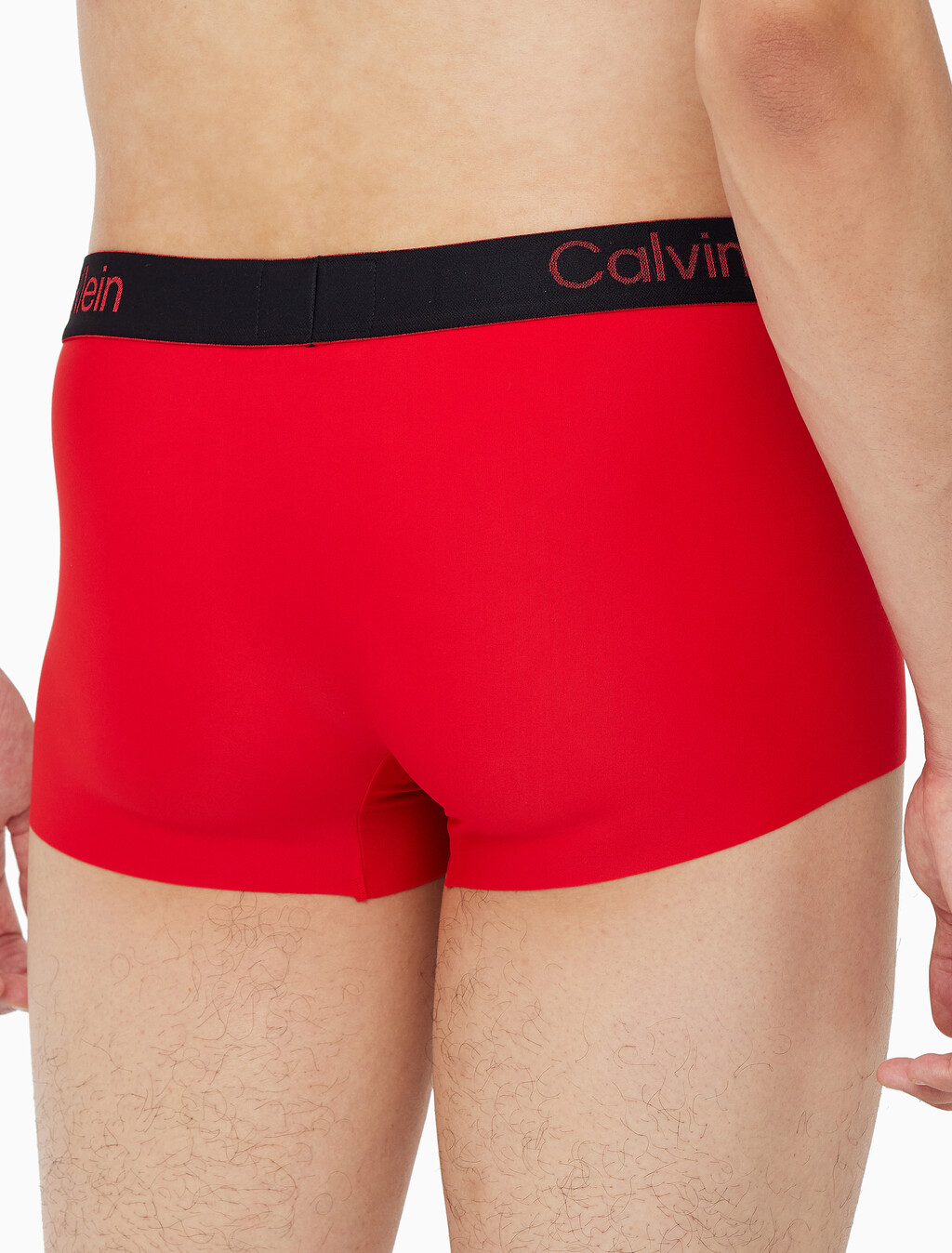 Buy 남성 CK 블랙 홀리데이 로우라이즈 드로즈 in color ROUGE