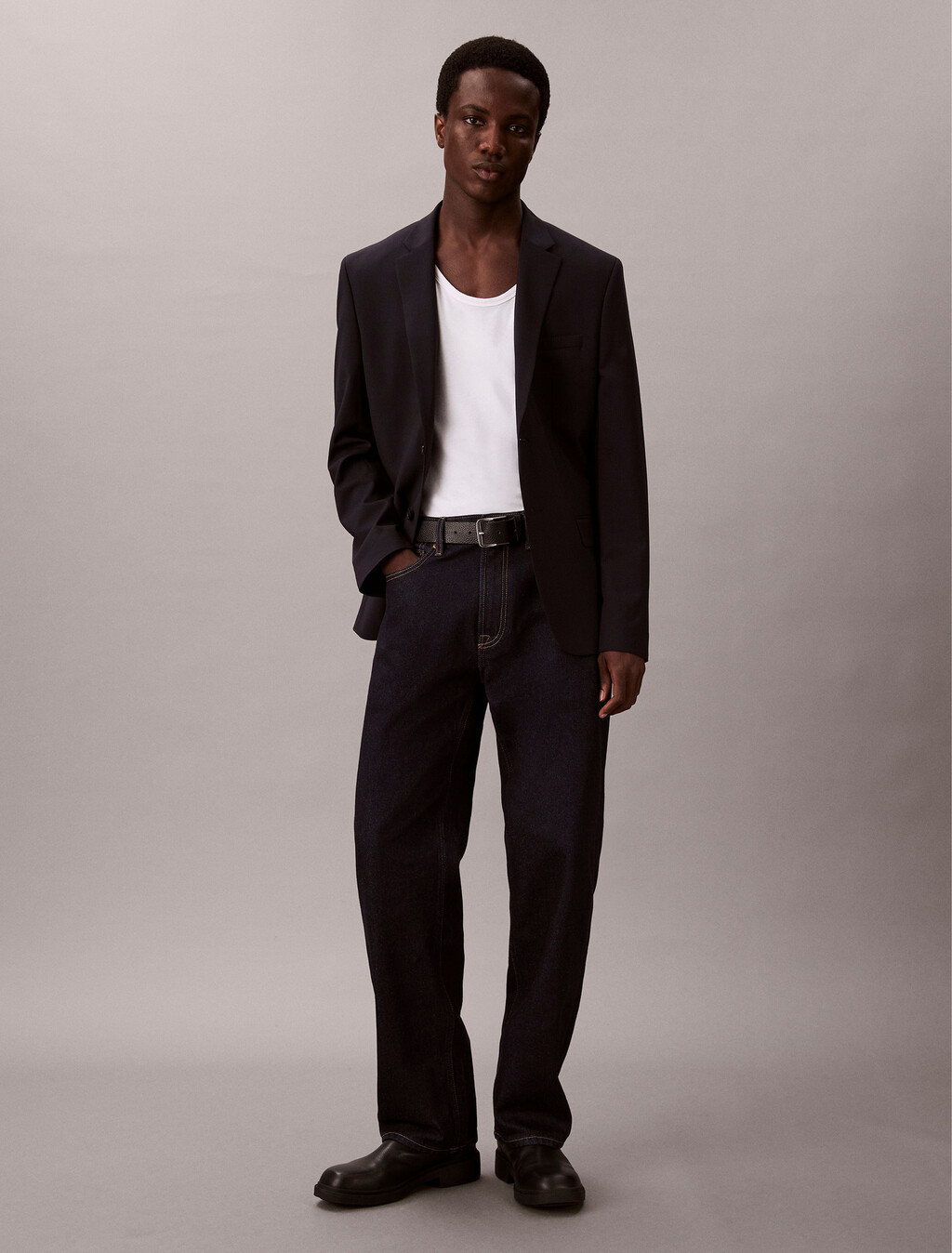 Buy 남성 90's 스트레이트핏 클래식 린스 데님 in color RINSE BLUE