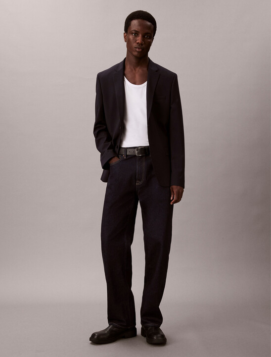 남성 90's 스트레이트핏 클래식 린스 데님