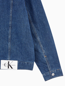 Buy 남성 레귤러 90's 쉐르파 자켓 in color MID BLUE BACK EMBRO