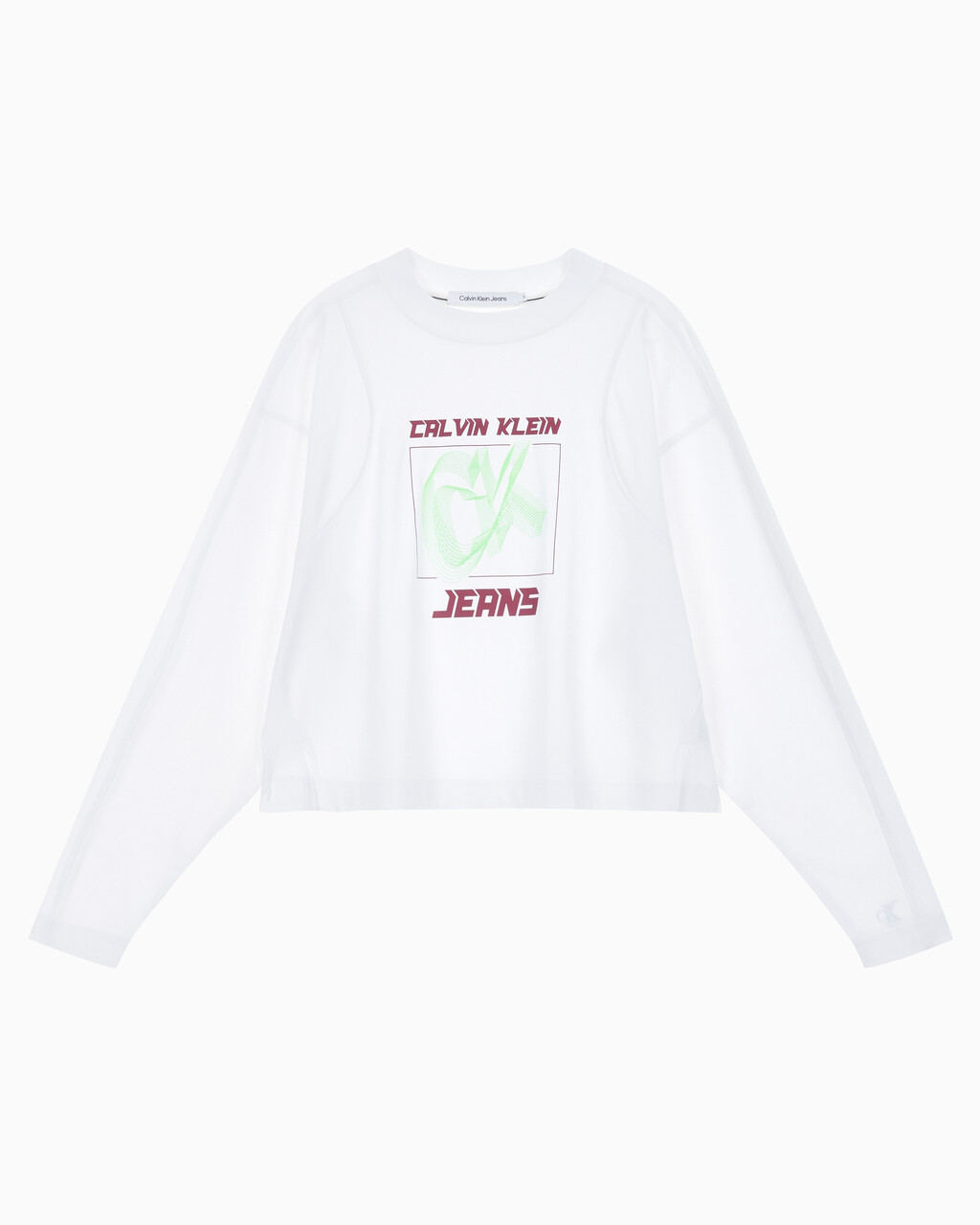 Buy 여성 하이퍼 리얼 롱슬리브 패션티 in color BRIGHT WHITE