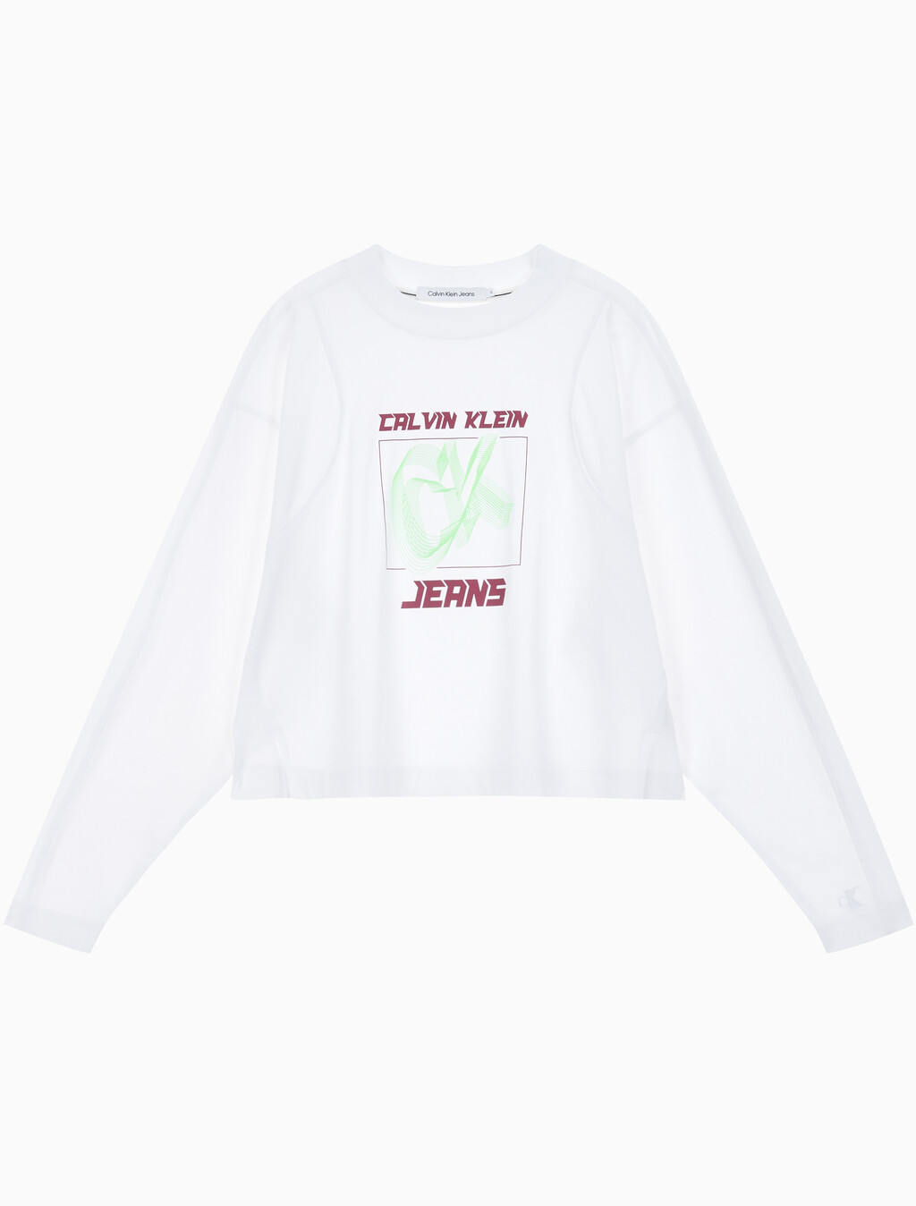 Buy 여성 하이퍼 리얼 롱슬리브 패션티 in color BRIGHT WHITE