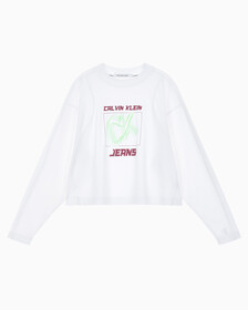 Buy 여성 하이퍼 리얼 롱슬리브 패션티 in color BRIGHT WHITE