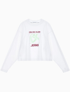 Buy 여성 하이퍼 리얼 롱슬리브 패션티 in color BRIGHT WHITE