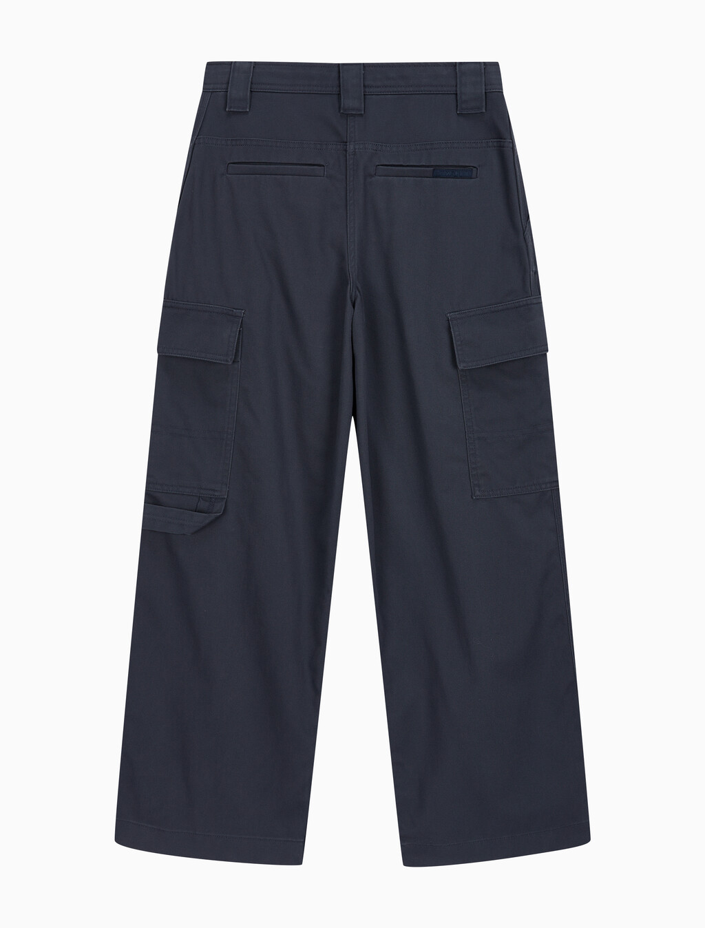 Buy 여성 유틸리티 캔버스 카고 팬츠 in color NAVY