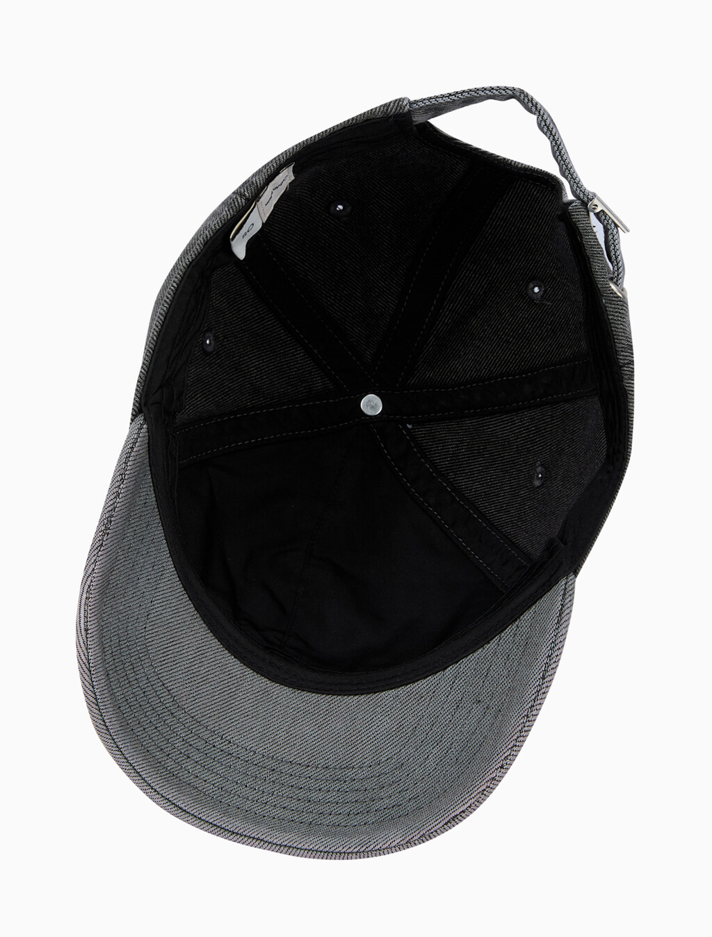 Buy 남녀공용 데님 시즈널 그래픽 볼캡 in color Grey