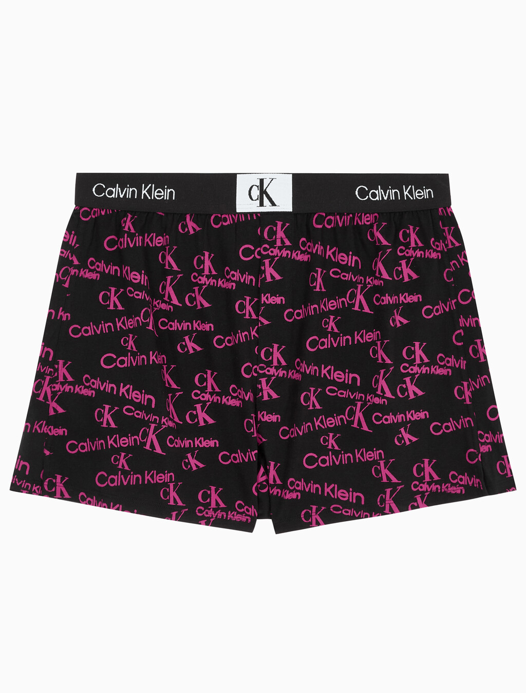 Buy 남성 CK 1996 코튼 싱글 박서 슬림 니트 in color NAVY/PINK PRINT