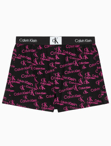 Buy 남성 CK 1996 코튼 싱글 박서 슬림 니트 in color NAVY/PINK PRINT