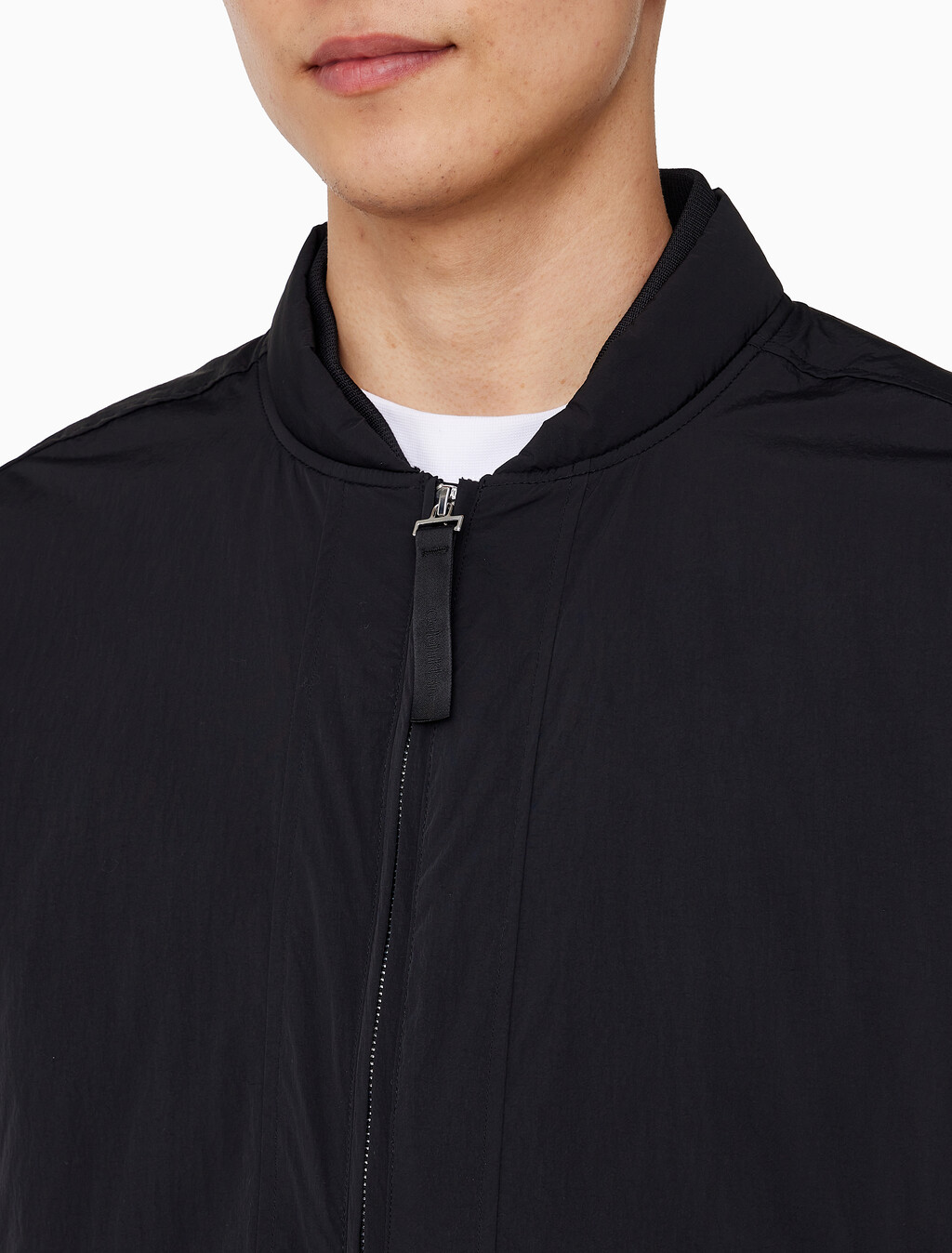 Buy 남성 릴렉스핏 패디드 기능성 봄버 자켓 in color CK BLACK