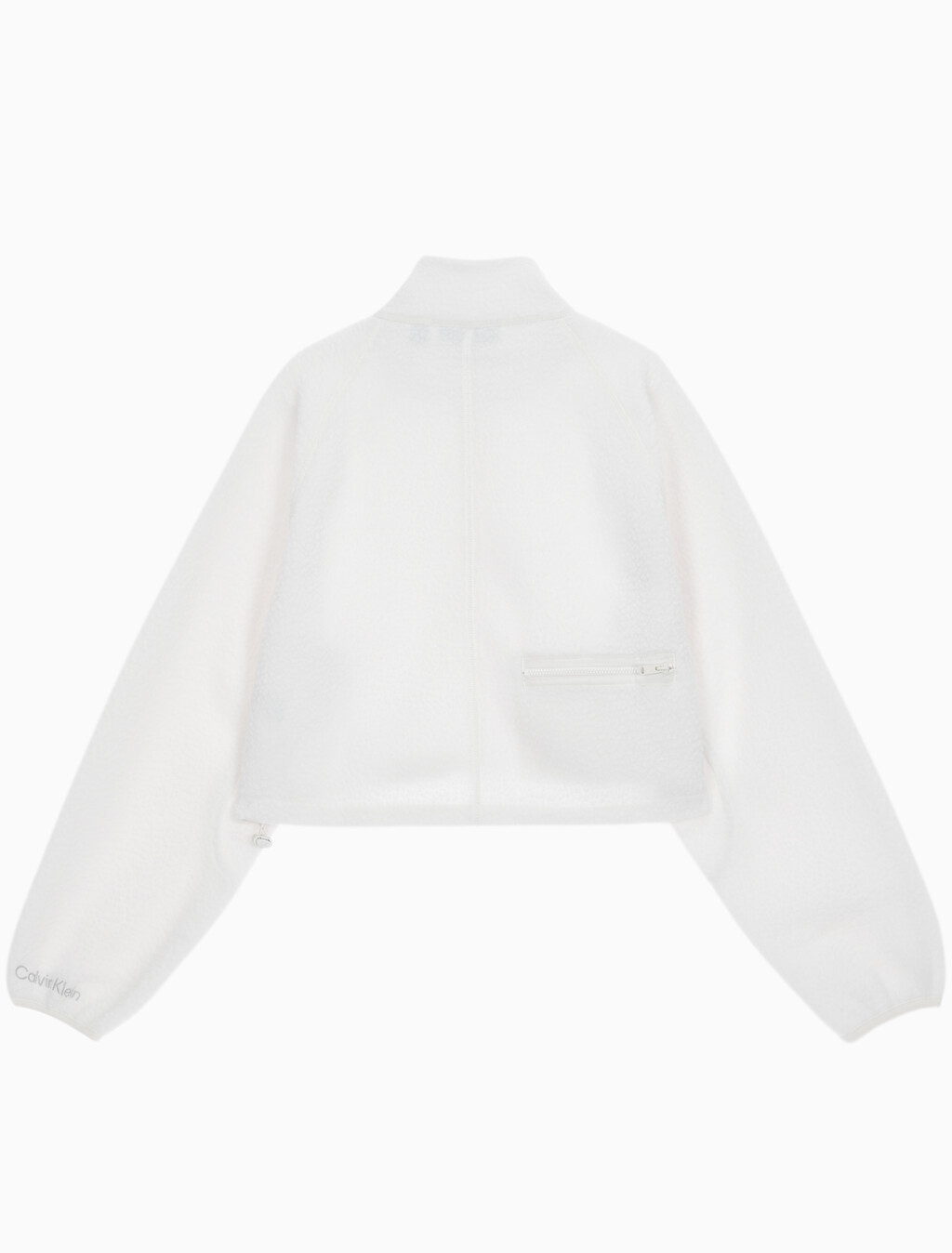 Buy 여성 릴랙스핏 쉐르파 크롭 풀오버 in color WHITE