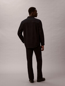 Buy 남성 부츠컷 블루블랙 스톤 데님 in color BLUE BLACK