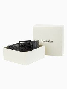 Buy 남성 클래식 스퀘어 버클 32mm 벨트 in color BLACK