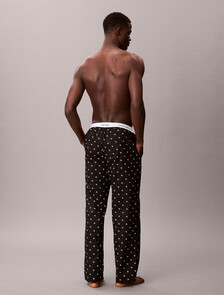 Buy 남성 코튼 포플린 슬립 팬츠 in color DIAMOND LOGO PRINT_BLACK