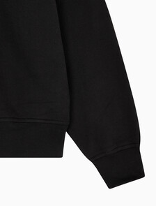 Buy 남성 릴렉스핏 하프 버튼 럭비 스웻셔츠 in color CK BLACK