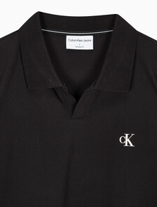 Buy 남성 릴렉스핏 피케 폴로 반팔 티셔츠 in color CK BLACK
