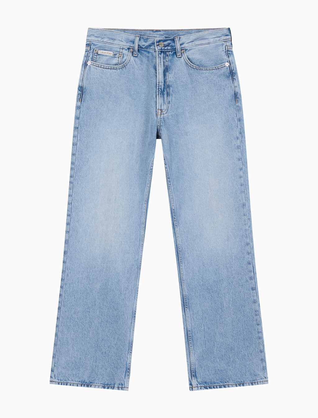 Buy 남성 부츠컷 진 in color Light blue