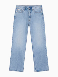 Buy 남성 부츠컷 진 in color Light blue