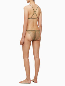 Buy 여성 플로랄 레이스 AF 트라이앵글 in color DUSKY GREEN