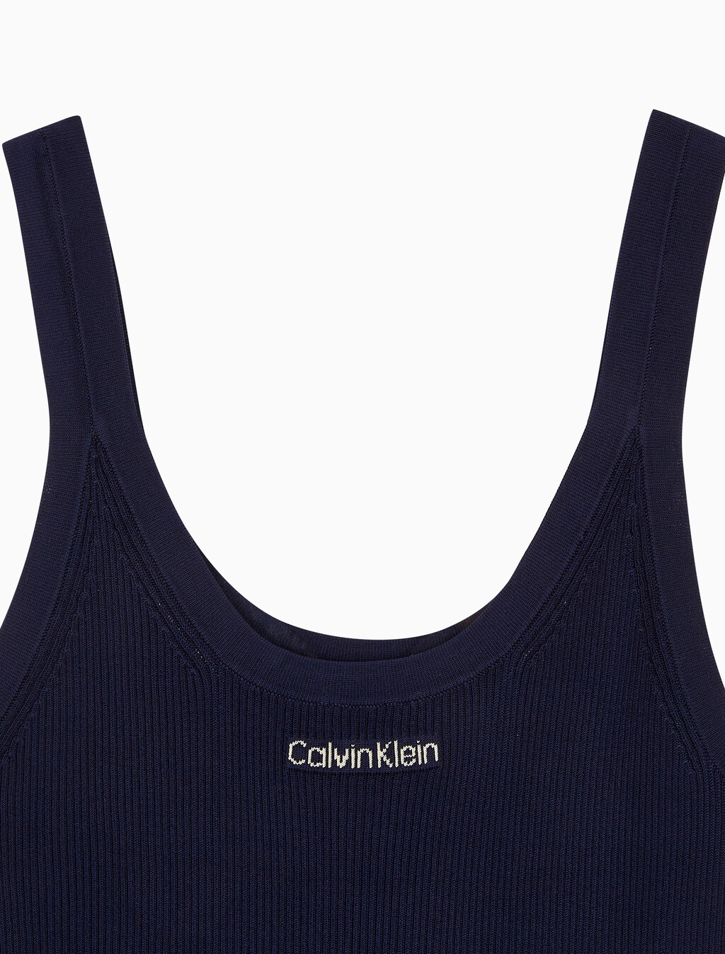 Buy 여성 비스코스 립 탱크 in color BARITONE BLUE