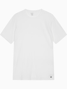 Buy 남성 코튼 스트레치 3PK 반팔 크루넥 in color BLACK/WHITE/GREY HEATHER
