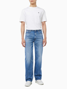 Buy 배기핏 진 in color Mid Blue