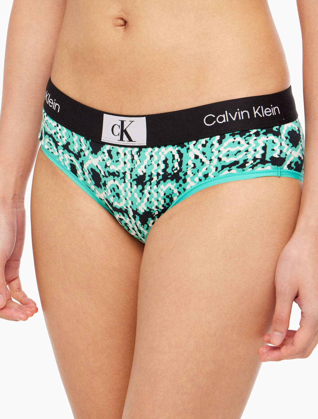 Buy 여성 1996 코튼 AF 힙스터 팬티 in color LAYERED WAVY LOGO PRINT FRESH PEPPERMINT