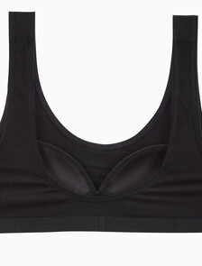 Buy 여성 퓨쳐쉬프트 코튼 AF U-back 브라렛 in color BLACK