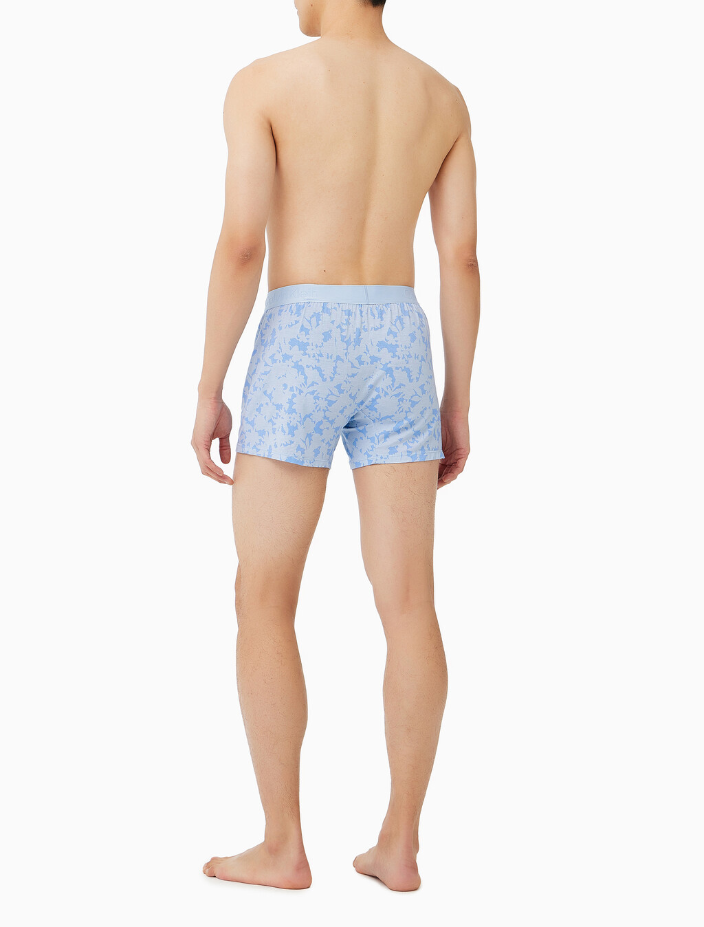 Buy 남성 울트라 소프트 모달 박서 in color Skyblue Print