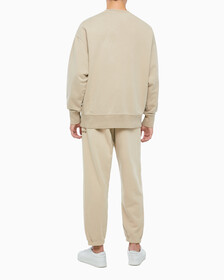 Buy 남성 모노로고 내츄럴 크루넥 in color BEIGE